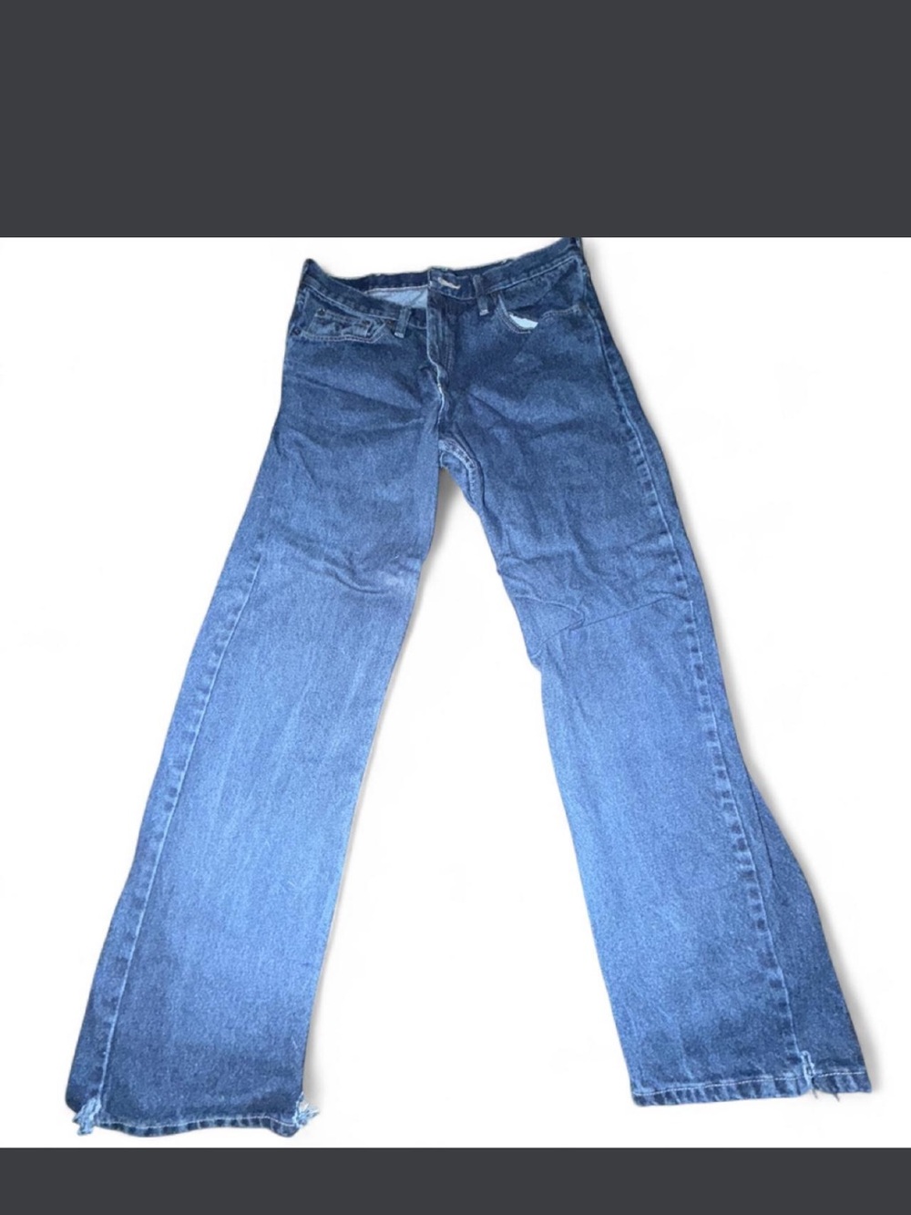 Men's Bootcut Jeans in Classic Blue Denim